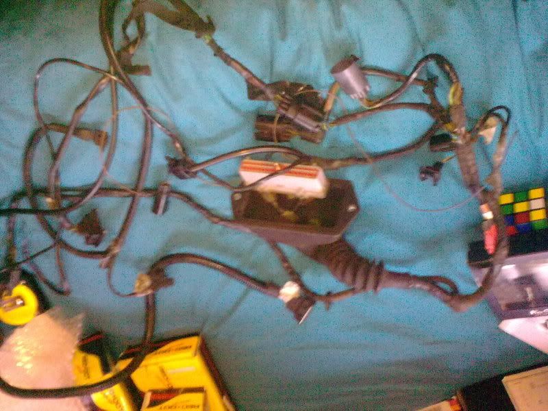 zetec wiring loom rs steering wheel and clocks and ecu Parts For Sale
