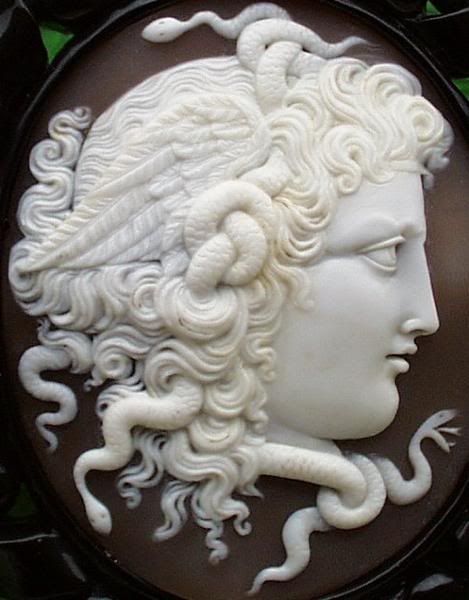 medusa brooch