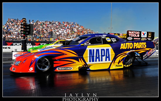 Ron Capps launches off starting line