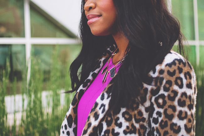 bb dakota hazel, northern virginia blogger, nova fashion blogger, dc blogger, mimis the look, holiday ensemble, leopard coat, how to wear a leopard coat, house of harlow station necklace
