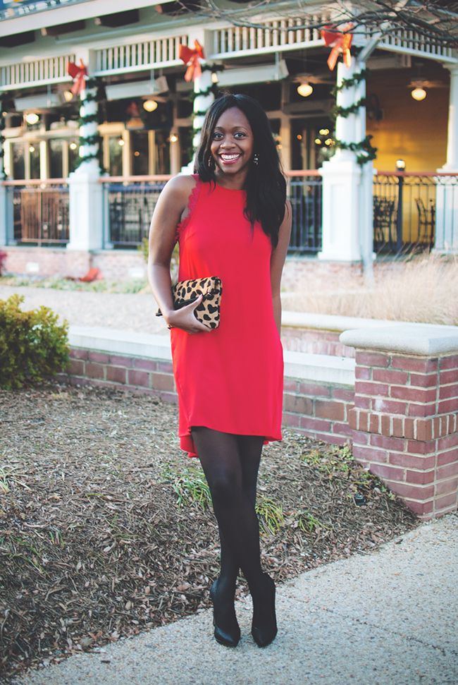 hm dress, red dress, lace red dress, office party outfit, holiday party outfit, christmas party outfit, dc blogger, nova blogger, virginia blogger, style blogger - Style Scenario: Office Holiday Party by DC fashion blogger Alicia Tenise