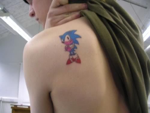 In the world of weird tattoos, this is classy.