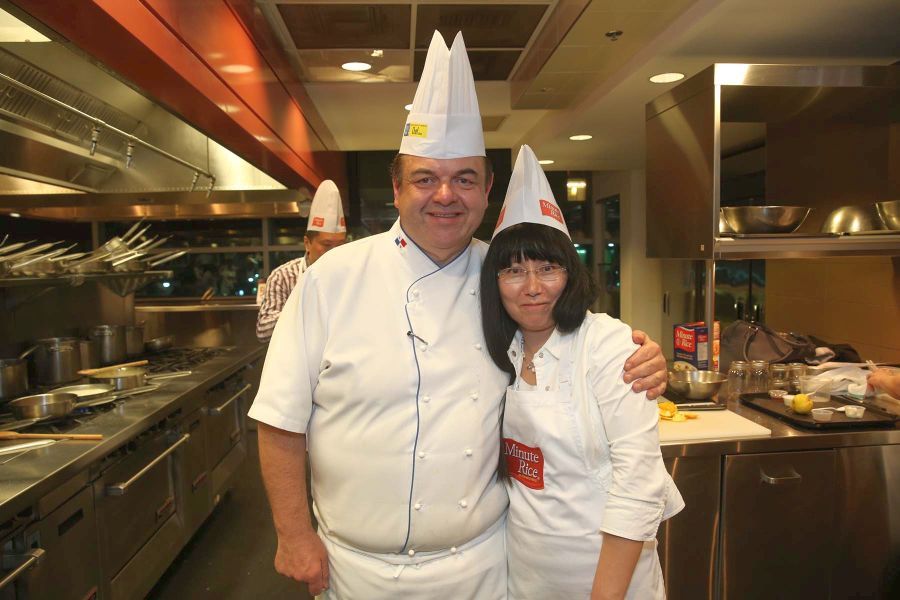 Chef John Higgins and me