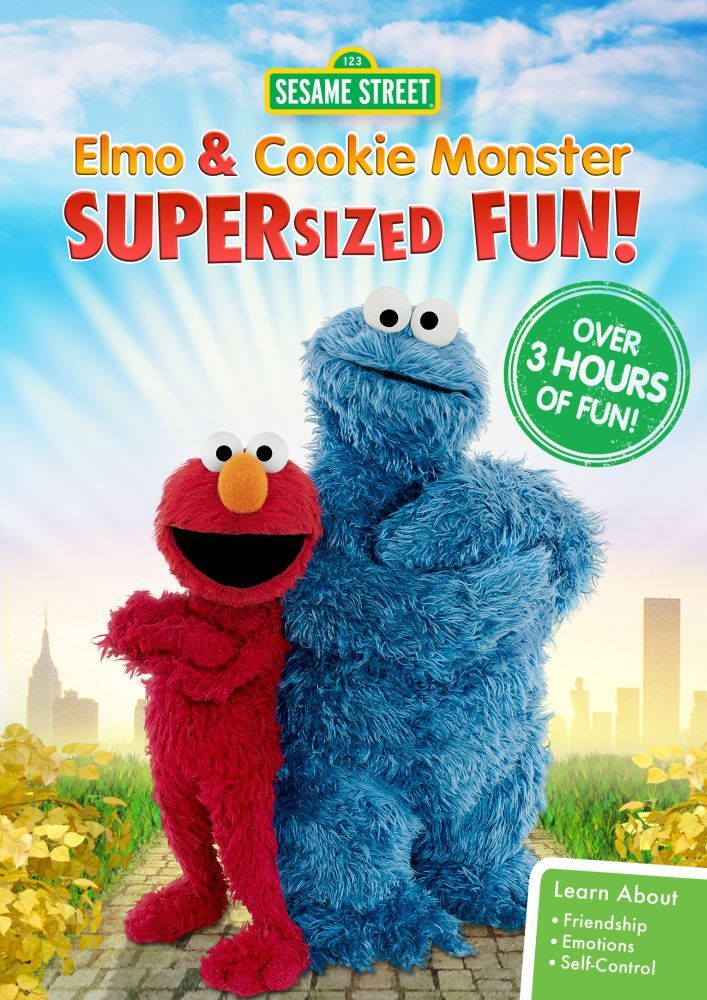 ELMO AND COOKIE MONSTER SUPERSIZED FUN
