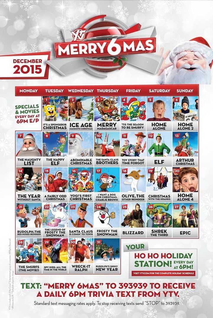 .TeddyOutReady YTV's Festive Holiday Programming All December Long 