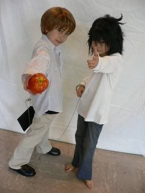 Chibi Death Note Cosplayers