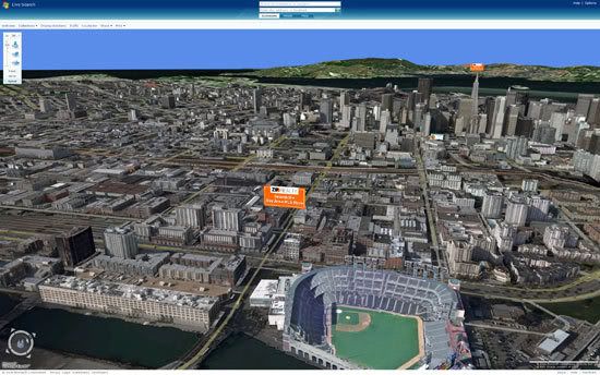Microsoft Virtual Earth 3D