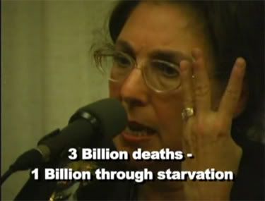 3 billion deaths - 1 billion through starvation