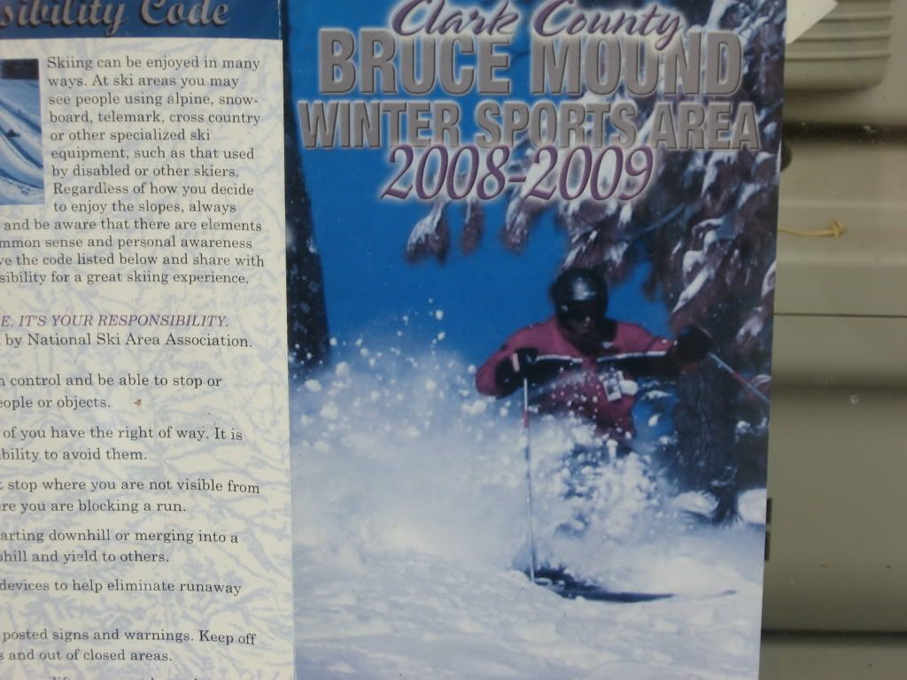 skiing powder bruce mound brochure