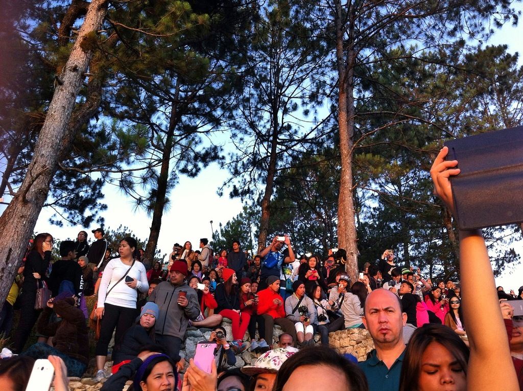 crowd in sagada