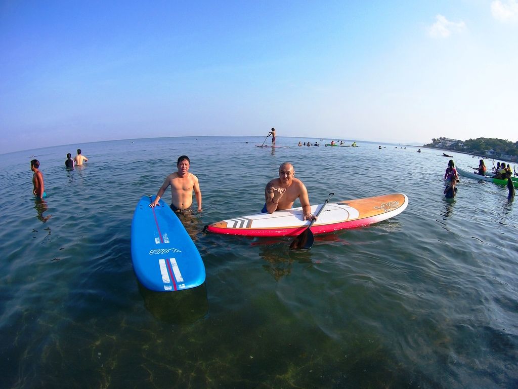 surfing at La Union