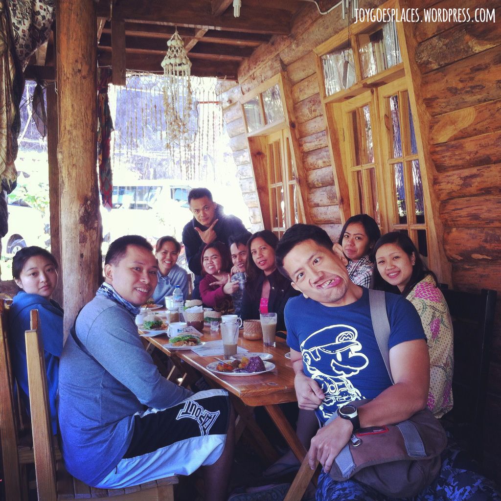 group photo at Gaia Cafe