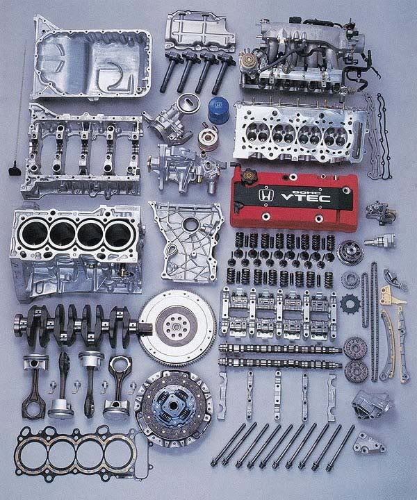 Honda engine cad drawings #2