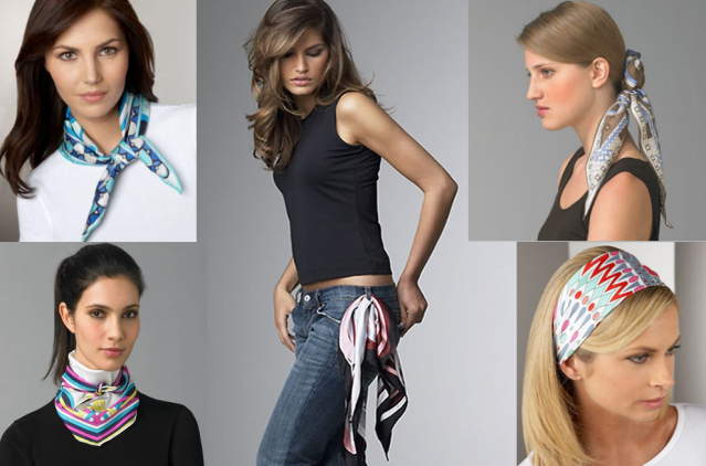 Pucci scarf collage