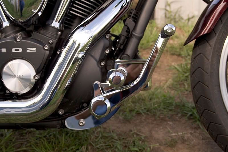 yamaha road star forward controls