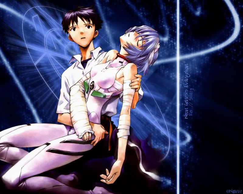 Evangelion- Shinji And Rei Wallpaper, Background, Theme, Desktop