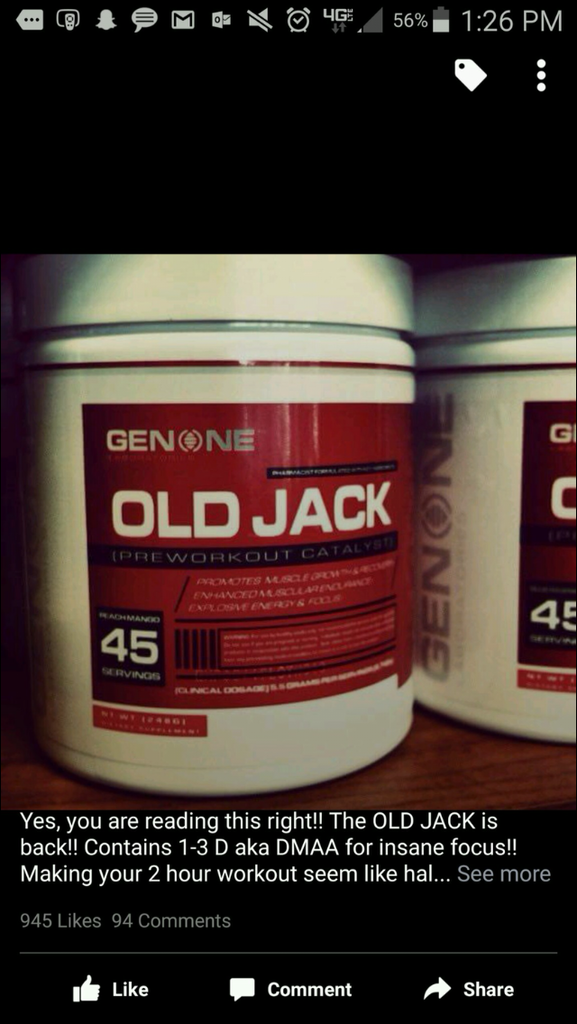  Old jack pre workout for Gym