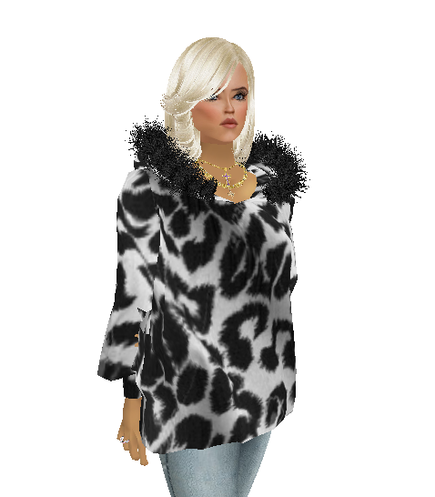  photo Fur Poncho in leopard.png