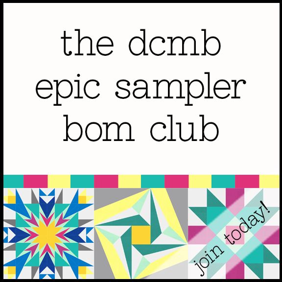 The Epic Sampler BOM Club kicks off Oct 1st