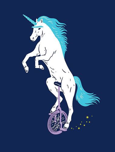 unicorn unicycle