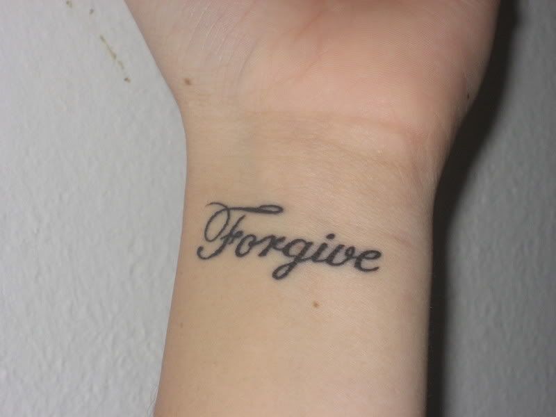 And this is my sisters Tattoo. quote. I have 2 kids & live in Florida