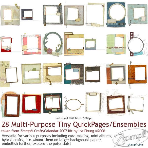 Ztampf! Tiny QuickPages Set 07