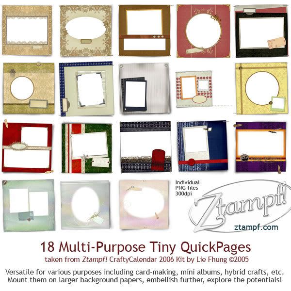 Ztampf! Tiny QuickPages Set 06
