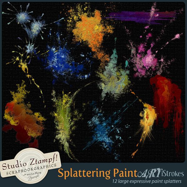 Splattering Paint ARTiStrokes