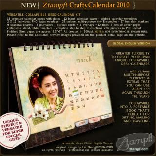 Ztampf! CraftyCalendar 2010 Global English