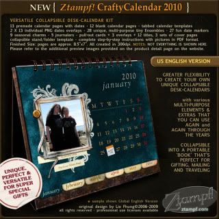 Ztampf! CraftyCalendar 2010 US English