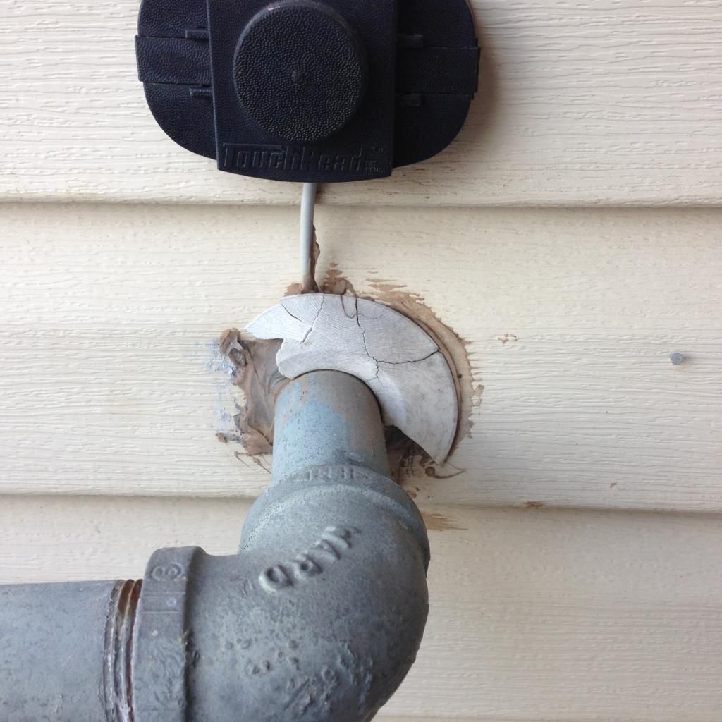 Gas pipe cover piece DIY Home Improvement Forum