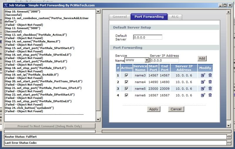 Forwarding Ports On Thomson Router. forward ports for coD 4,