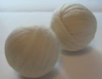 100% Wool Dryer Balls Undyed