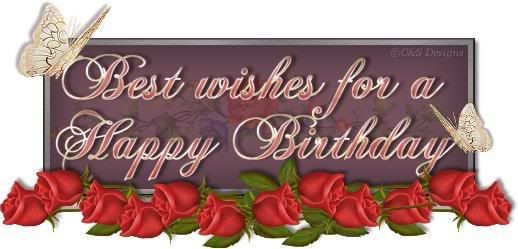 happy birthday wishes rose butterfly