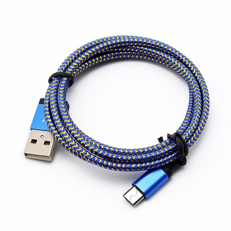 2M / 6FT Long Micro USB A To USB 2.0 B Braided Fast Data&Sync Charger ...