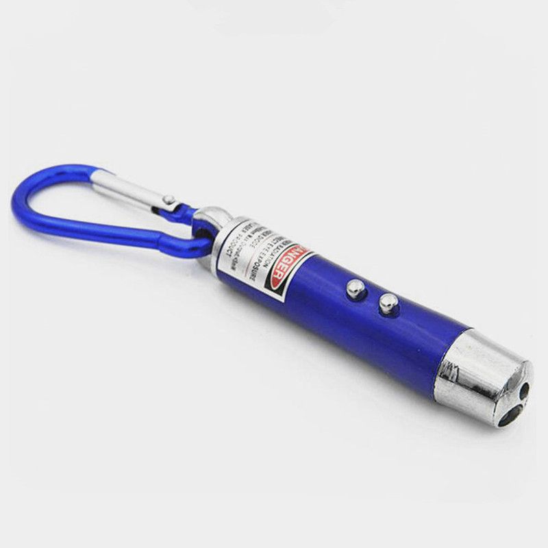 2 in 1 Red Laser Pointer LED Torch Keychain Pointer Pen ...