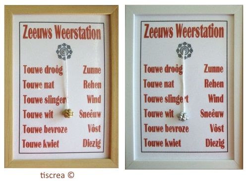 zeeuws weerstation voor binnen met fimo