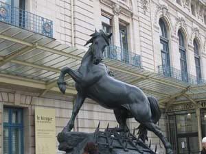 Horse Sculpture Outside Musée d'Orsay