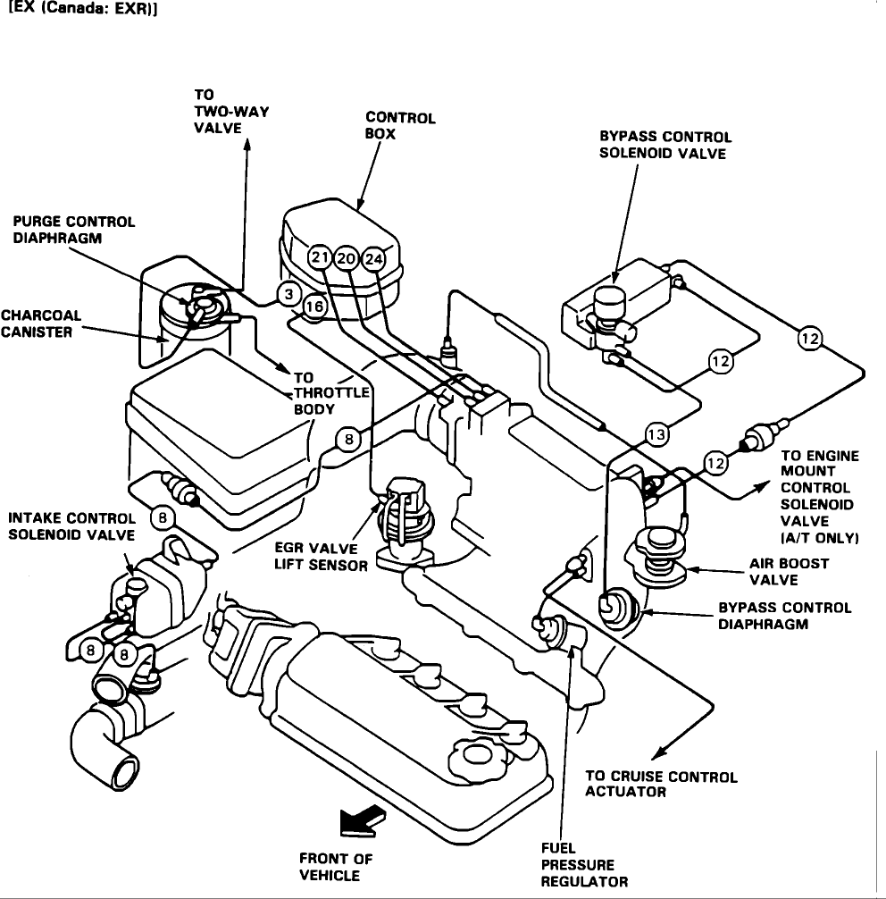 1992 Honda Accord Engine Schematics