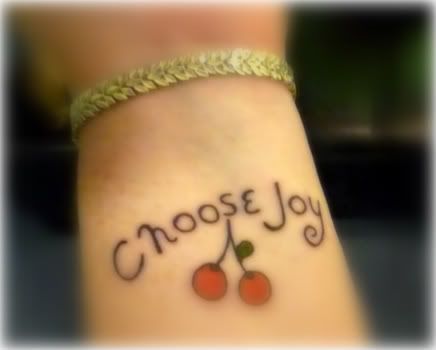 joy,choose joy,tattoo,tatts