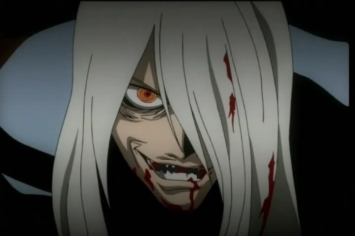 Alucard wakes in the Hellsing dungeon