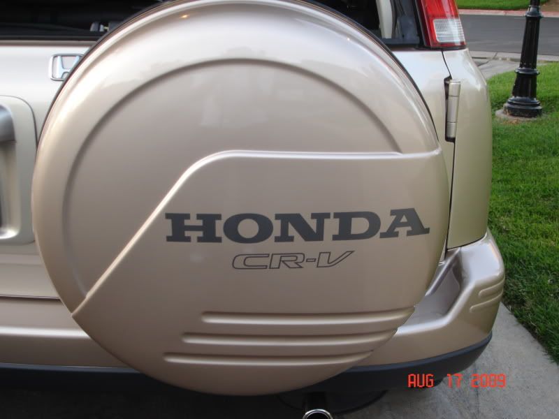 Spare wheel cover for honda crv 1999 #2