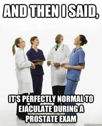 prostate exam LOL