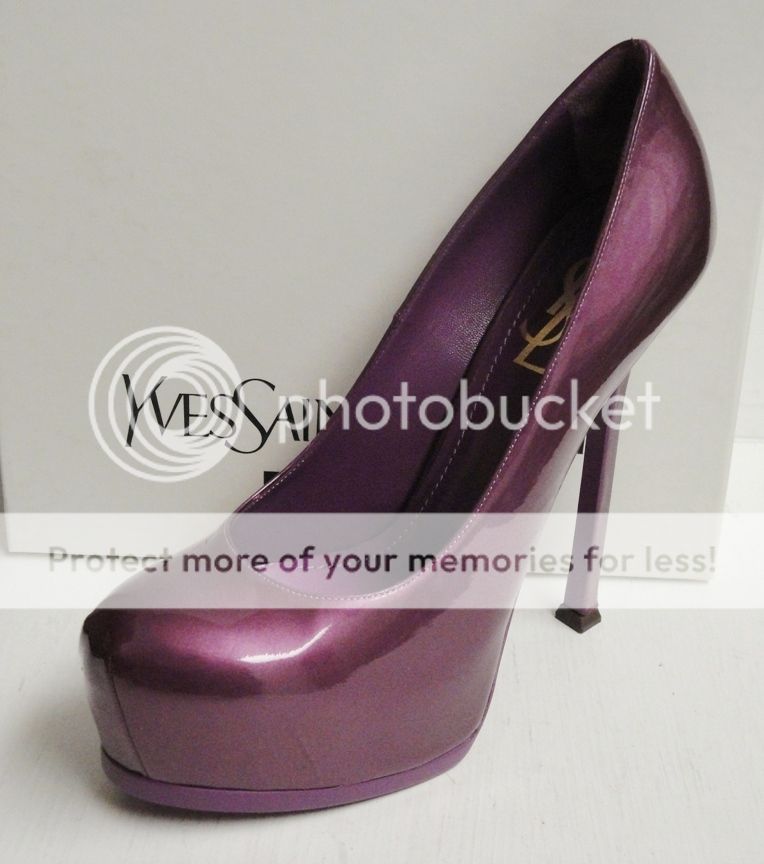 YSL Yves Saint Laurent TRIBTOO 105 Platform Pumps Shoes 39/39.5  