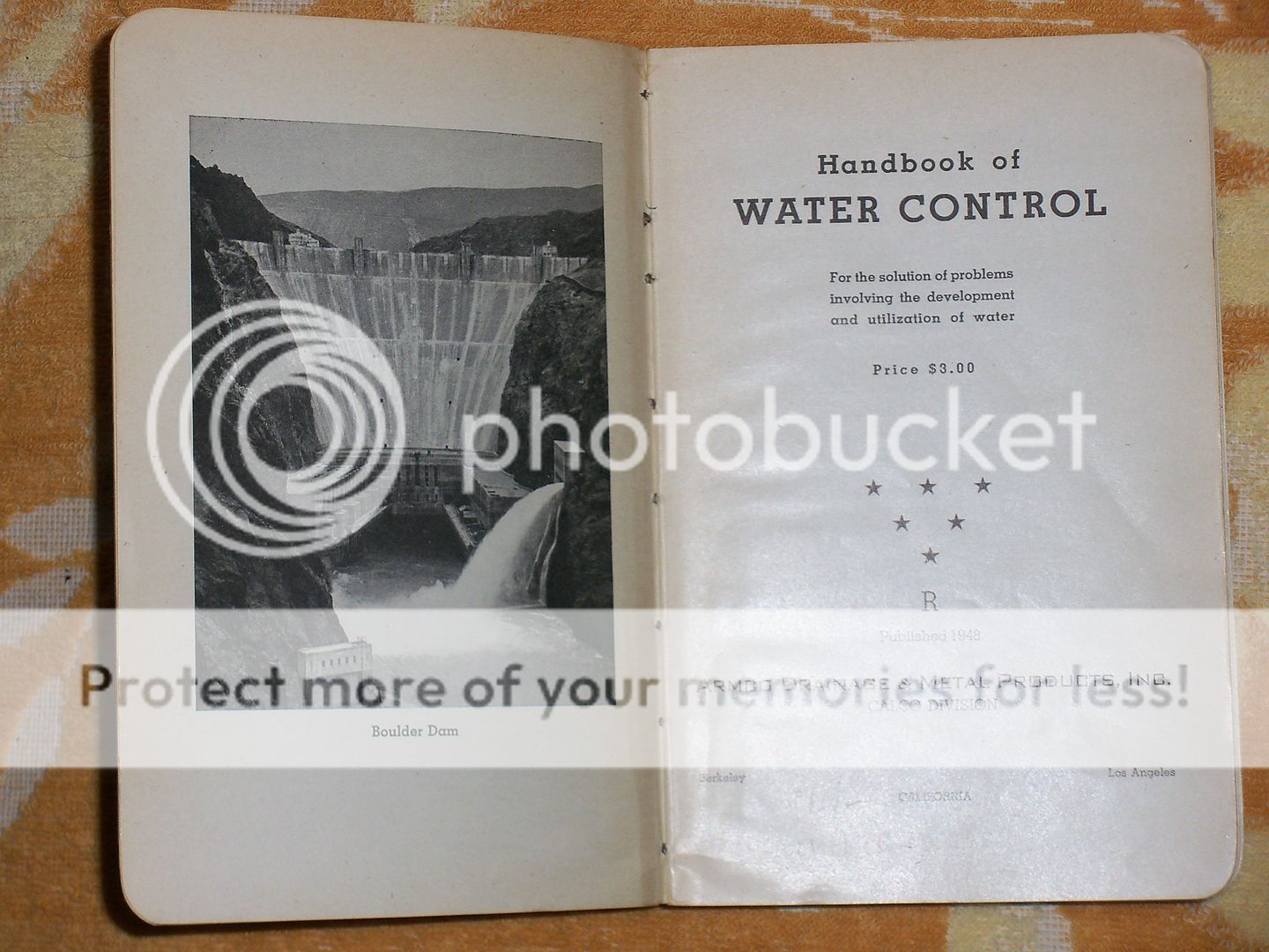 Handbook of Water Control 1948  