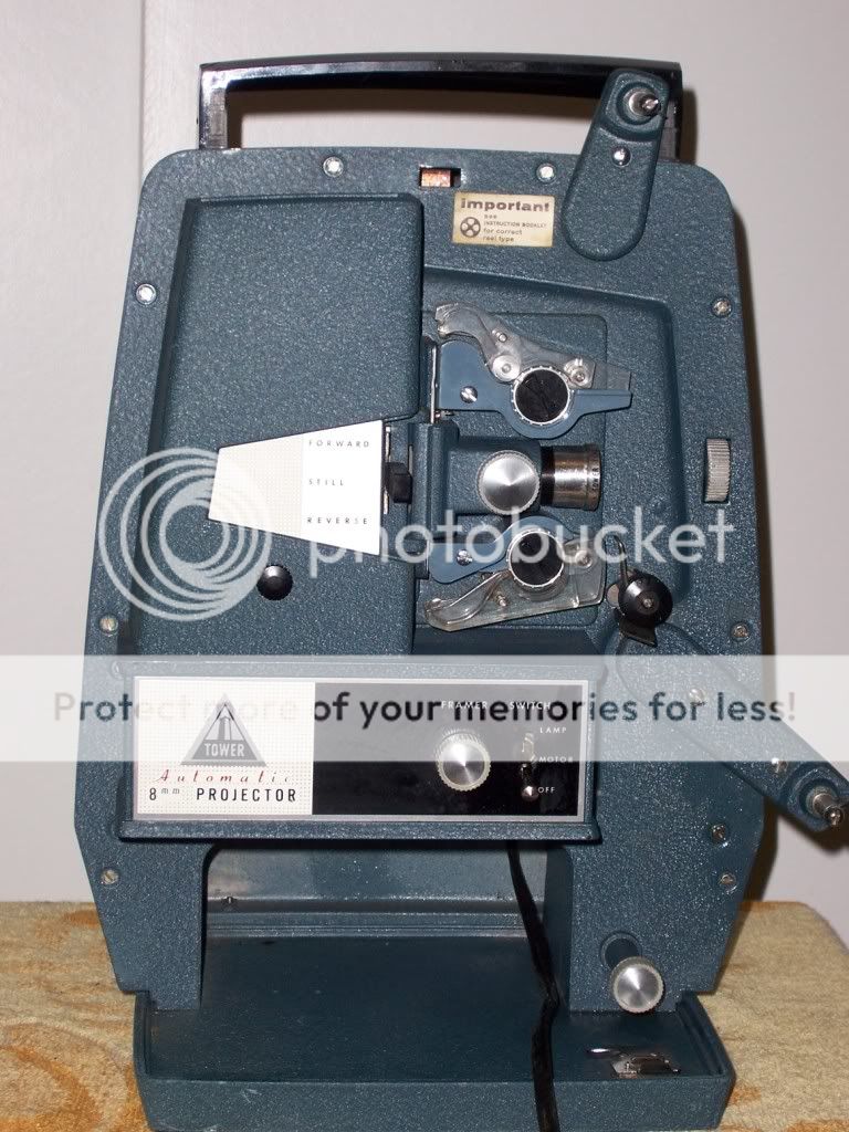 Tower 584.92922 Automatic 8mm Movie Projector  