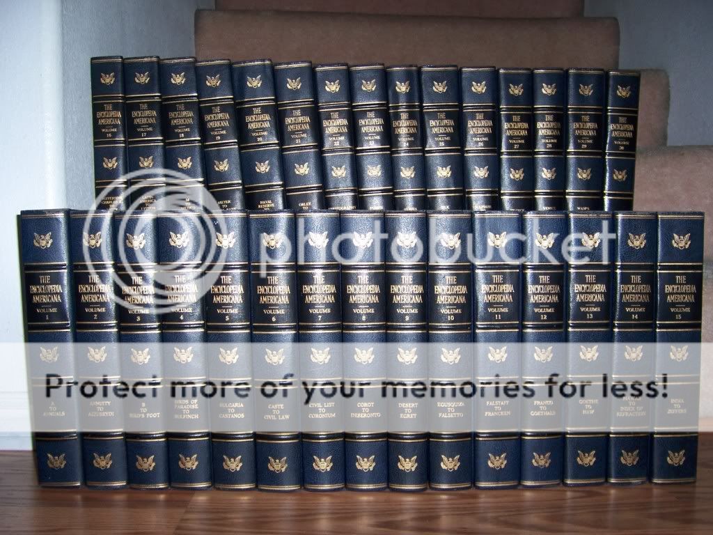 The Encyclopedia Americana 1 30 Volumes(full set) 1961  