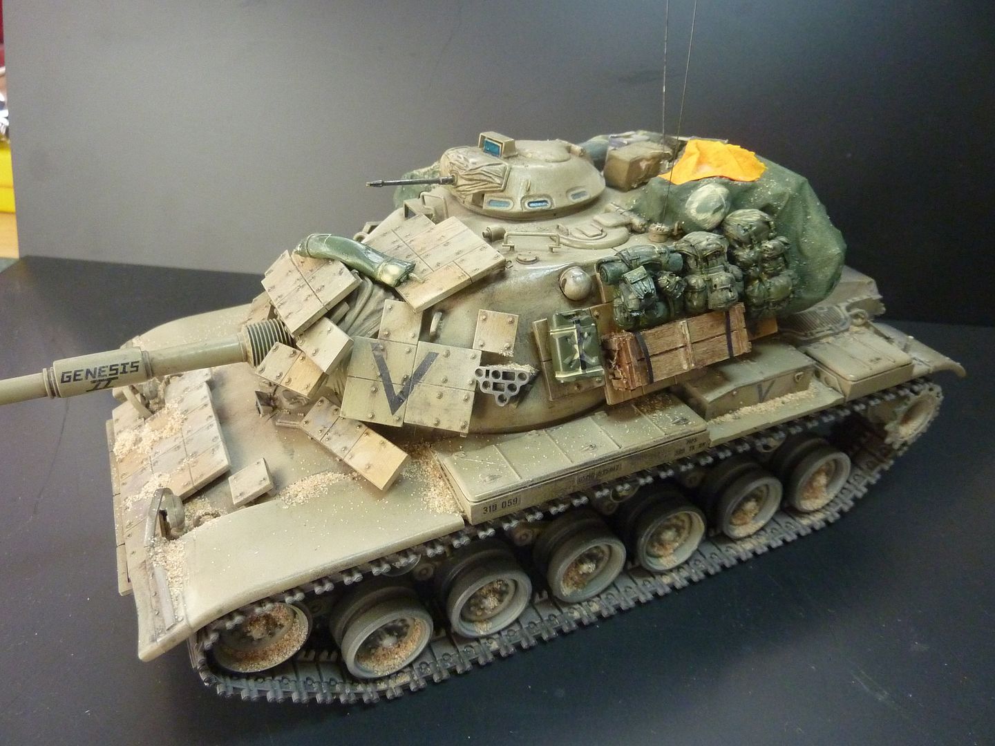 1:35 Tamiya US Marines M60 with re active armour - Ready for Inspection ...