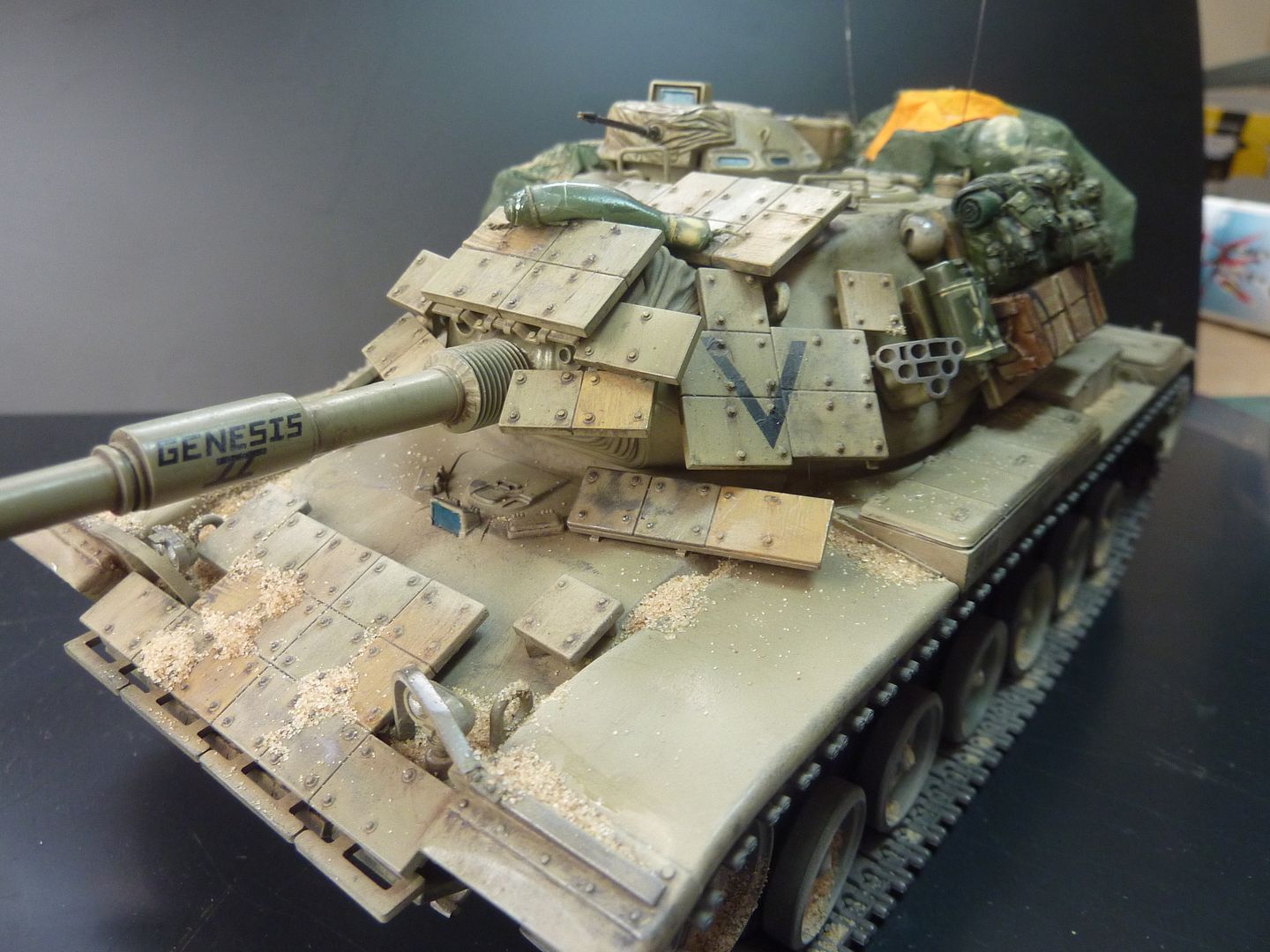 1:35 Tamiya US Marines M60 with re active armour - Ready for Inspection ...